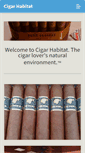 Mobile Screenshot of cigarhabitat.com