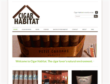 Tablet Screenshot of cigarhabitat.com